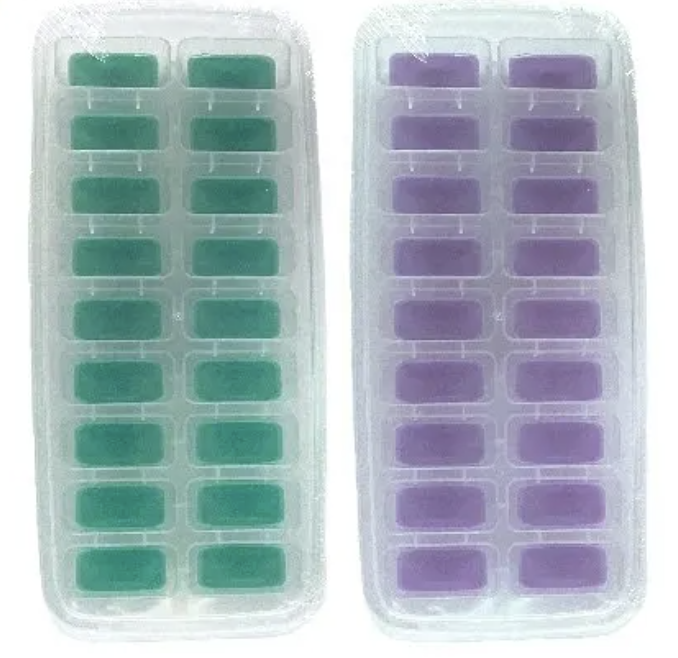 CUBETA PLAS P/HIELO 18 DIV AQ/BL LILA/BL WINDROSE 723-13904