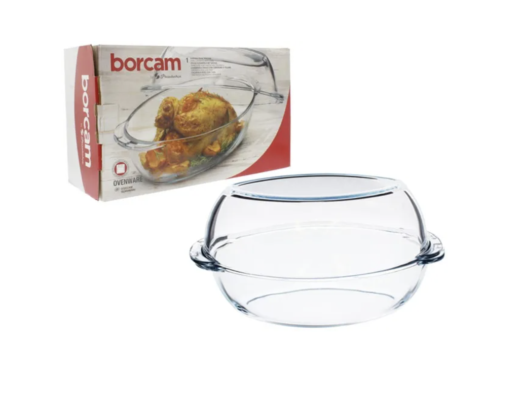CACEROLA VID 2850CC/96.4 OZ BORCAM C/T TRANS PASABACHE MAYS 748-59072