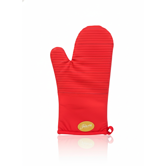 GUANTE TELA/SIL P/COCINA 7X13" RAYAS RJ TOSKANA MAYS 768-03462