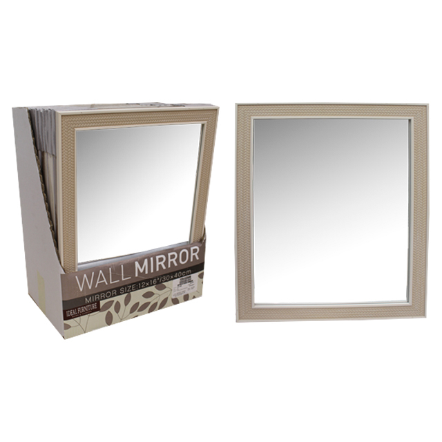 ESPEJO P/PARED 30X40 CM LISO COL SURT IDEAL FURNITURE 729-03508