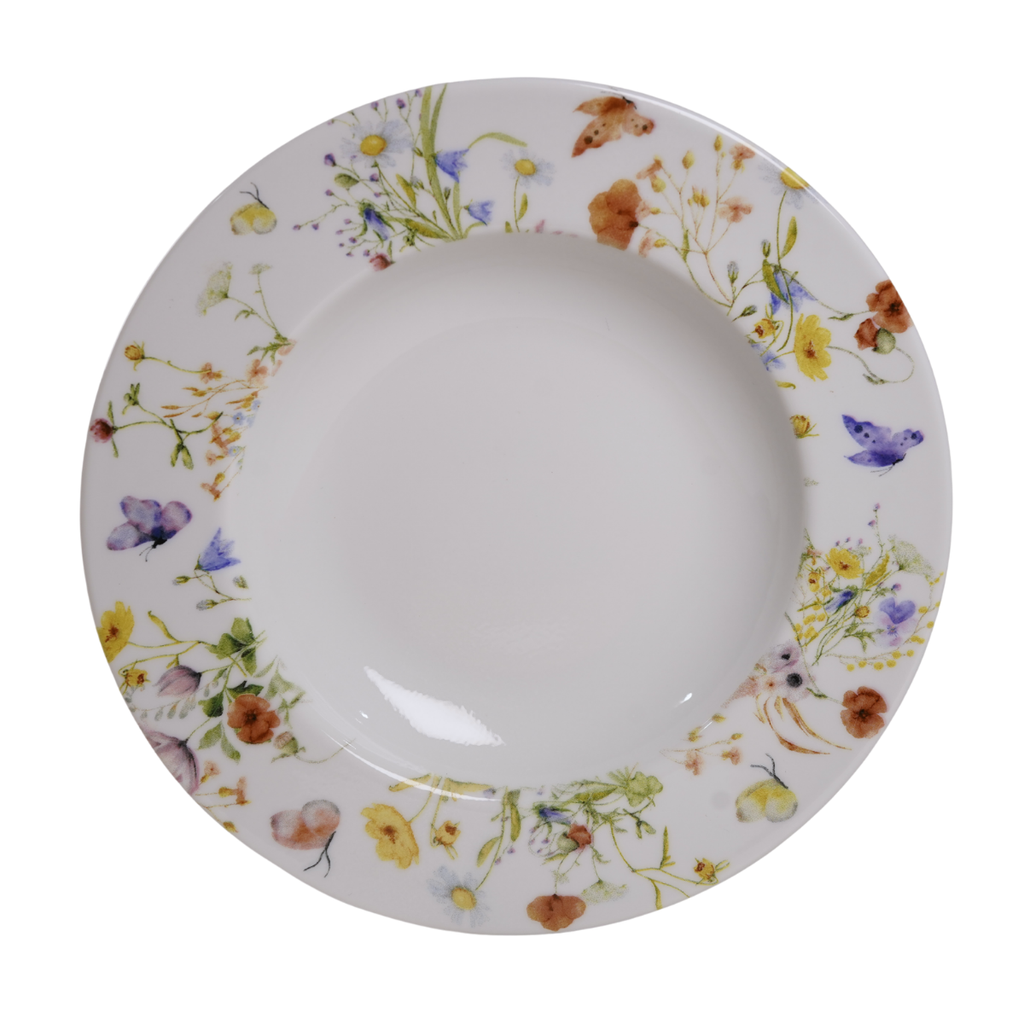 PLATO PORCELANA DECO 9" SEMIHONDO TRAMONTINA 96580/013