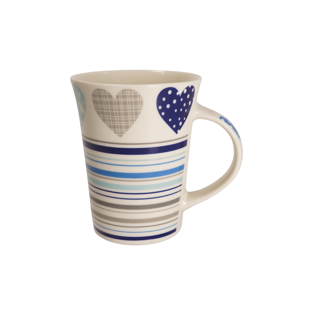 TAZA CERA 380ML  DECO CORAZON XD-2066/09-7786