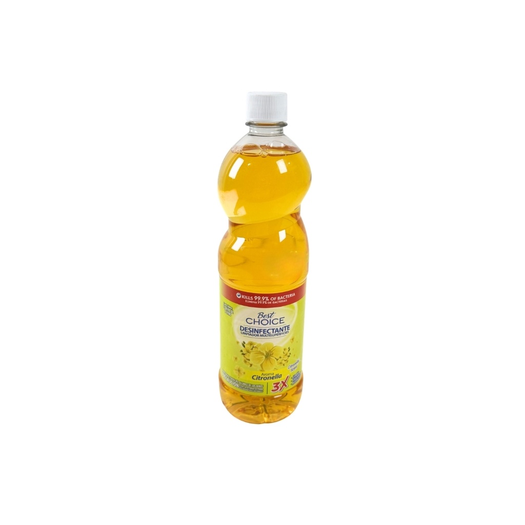 DESINFECTANTE CITRONELA 1 LT BEST CHOICE
