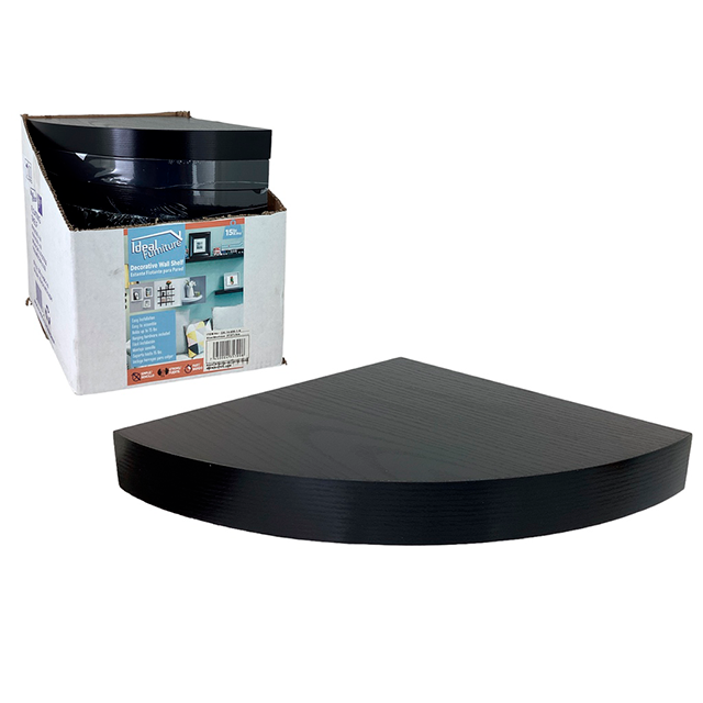 ESTANTE PVC D/ESQUINA P/PARED 25X25X3.8CM MAYS 856-DR148961N
