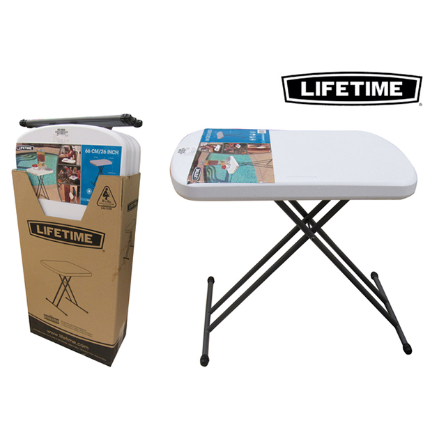 MESA PLEGABLE 26"X25.9"X17.9" HDPE/ACERO LIFETIME 852-8354