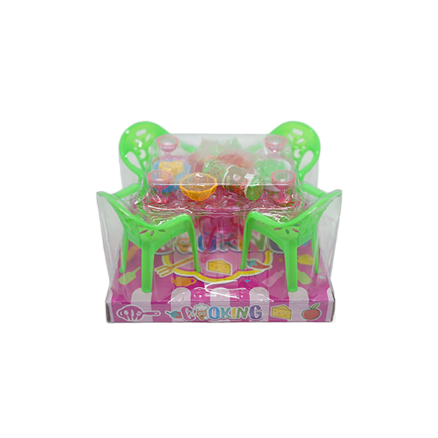 JUEGO COMEDOR PLAS RECT 4 SILLAS C/ACCE CJ-2254353