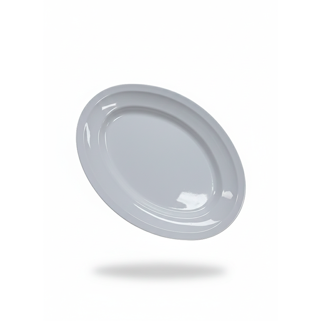 AZAFATE OVAL 36X26.25 CM BL MARGARITA 357-BLANCO