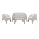 SALA BISTRO FAMILIAR BEIGE 4 PZ SANCHIA