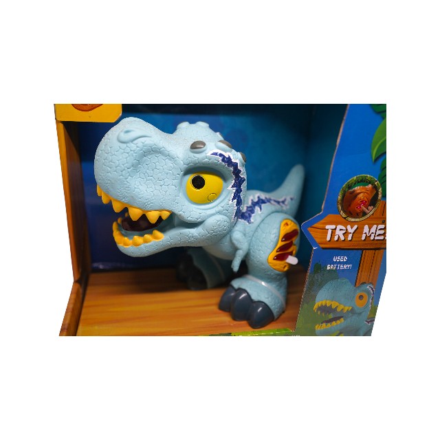 DINOSAURIO VELOCIRAPTOR AZ LUZ+SON 25X15X25 CM 45328/288260