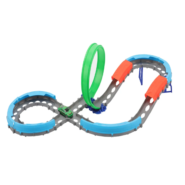 PISTA D/CARRERAS 360 C/CARRO 45.5X6X29 CM CAJ 45282/33211