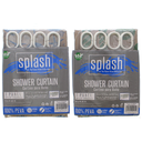 CORTINAS P/BAÑO PLAS 70X72" THE PALACE HOME 711-0490959