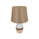 LAMPARA MESA CERA/TELA 31.5 CM DECORE 604-01362