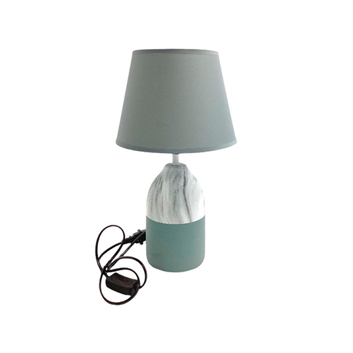 [15012449] LAMPARA MESA 36 CM CERA/TELA DECORE MAYS 604-06297