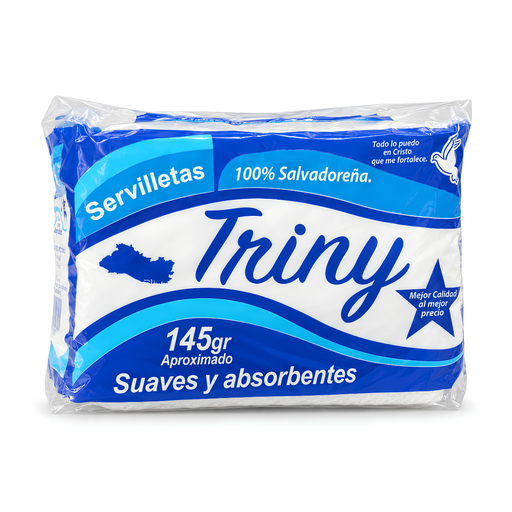 [1017935] SERVILLETA TRINY PAQUETE 145 GR APROX