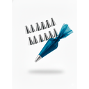 SET 20 PZ UTENSILIOS ACER/PP P/REPOSTERIA 22.5X15.4 CM BISTRO 739-36680