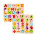 JUEGO LUDICO MAD LETRAS/NUM/FIG GEO C/BASE 20X20 CM COLORES GIGI