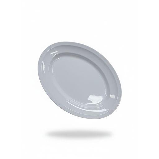 [15012903] AZAFATE OVAL 36X26.25 CM BL MARGARITA 357-BLANCO