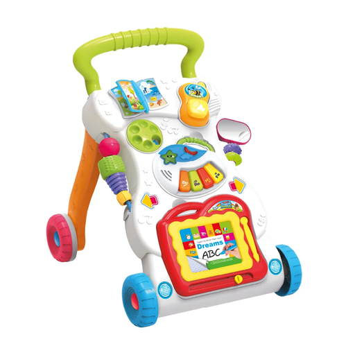 [15013027] ANDADOR MUSICAL C/PIANO TEL CEL ESPEJO BABY TIME 45305/182215