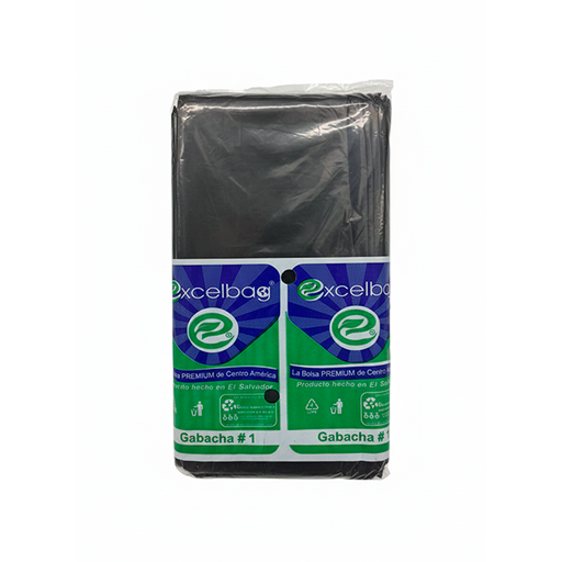 [15013085] BOLSA GAB #1 NEGRA 100 PZ