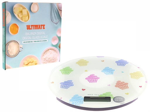 [15014206] BASCULA/PESA DIGITAL P/ALIMENTOS VID 19 CM ULTIMATE 739-06198