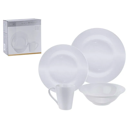 [15014221] VAJILLA PORCE 16 PZAS BL LIFE ART 705-05296