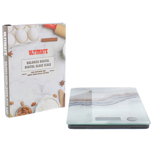 [15014228] BASCULA/PESA DIGITAL P/COCINA VID 20X15CM ULTIMATE 739-04920