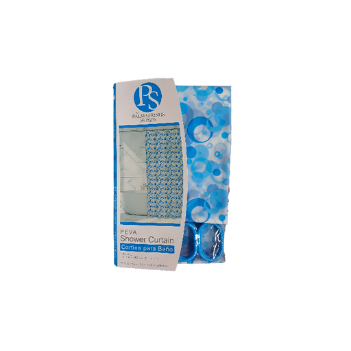 [15014291] CORTINA P/BAÑO PLAS 180X180 CM COL SURT PALM SPRINGS MAYS 711-1435813