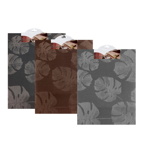 [15014299] INDIVIDUAL PLAS 38X45 CM RECT DIS HOJA TOSKANA MAYS 731-39120