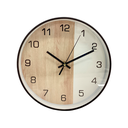RELOJ D/PARED PLAS/VID 25CM TIMES TOWER 602-39193