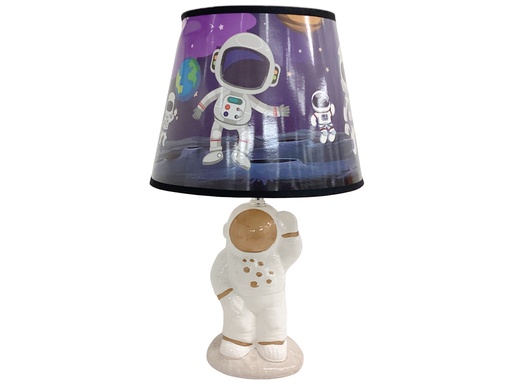 [15014375] LAMPARA MESA 34.5 CM CERA/PAPEL DIS/ASTRONAUTA DECORE MAYS 604-03553
