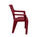SILLA PLAS EILAT C/B RESP RATAN VINO TINTO OP GUATEPLAST AR011445-VIN-0