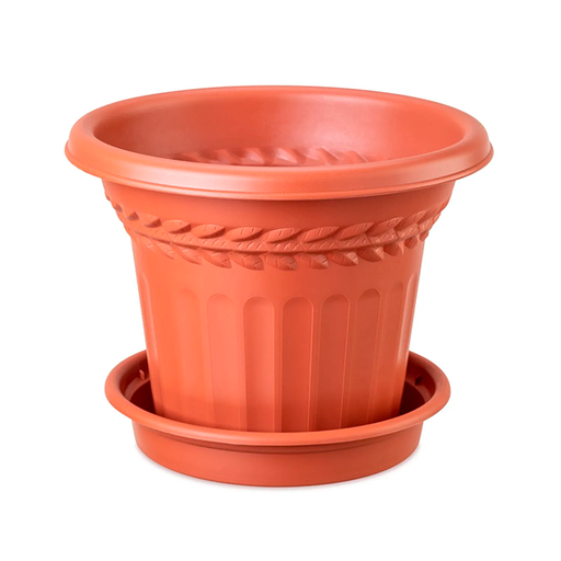 [15014511] MACETA PLAS GRECCA #20 C/BASE REYPLAST MCX045000