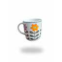 TAZA CERA 360 ML BL C/DECO FLORES SURT XD-03-7751