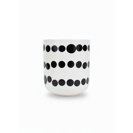 [16000137] SET TAZA/VASITO CERA 3.7 OZ DECO NG/BL 4 PZ LIFE ART 727-03494