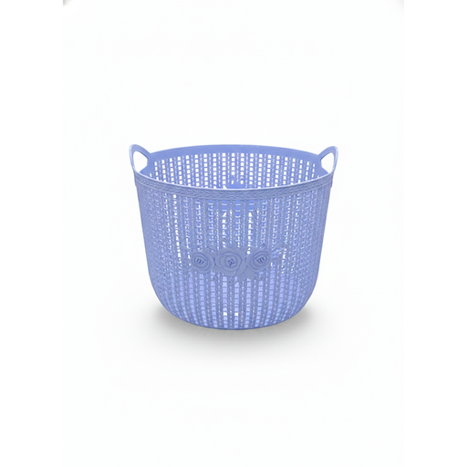 [15014663] CANASTILLA PLAS CAPUCCETO RED 28 CM CALADA C/OREJ C/T COL SURT MEGA AA12127V