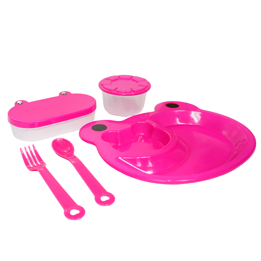 [15014707] SET PLATO PLAS RANA C/ACCESORIOS 10570