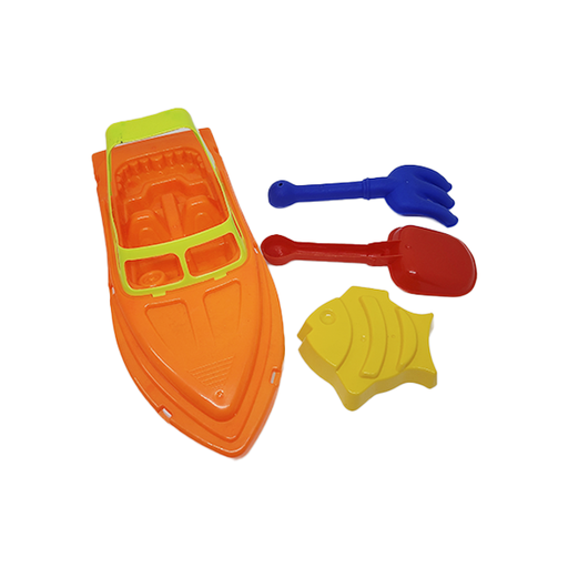 [15014975] JUEGO PLAYA LANCHA 47 CM C/ACCES RED BEACH CASAMAS 1326