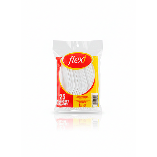[15015003] TENEDOR DESE #6 GDE BL 25 UN FLEXI