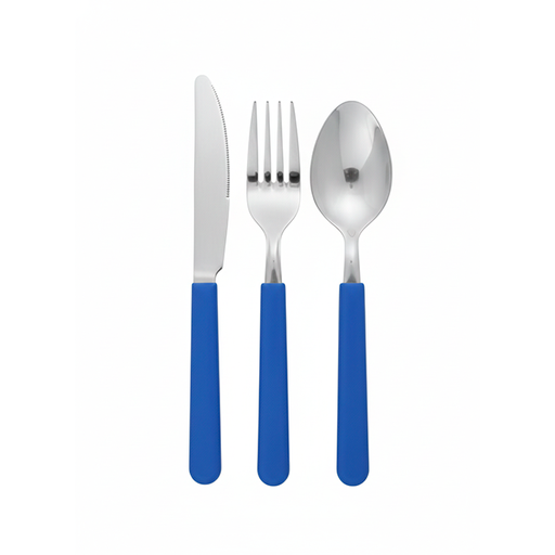 [15015025] SET 3 CUBIERTOS MANGO PLAS COL SURT DI SOLLE 4890