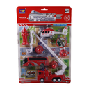 SET BOMBEROS HELICOPTERO BUS CAMION GRUA C/ACCES BLIS GX-828-7C