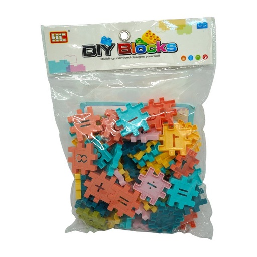 [15015078] BLOQUE/LEGO C/NUMEROS MIX COL SURT BOLSA CASAMAS HC-179-A 1537