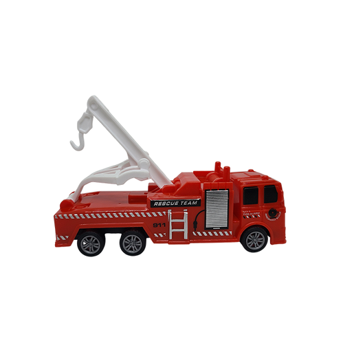 [15015088] CAMION PLAS BOMBERO GRUA 14 CM BOLSA CASAMAS 1518