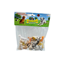 JUEGO 12 PERROS 2" C/2 HUESOS PLAS SURT CASAMAS 1489