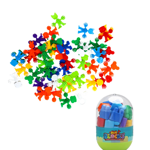 [15015118] BLOQUE/LEGO MIX SURT HUEVITO 11 CM PLAS CASAMAS HC 1538