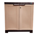 GABINETE/MESA NOCHE PLAS 60X64X36 CM 2 PTAS C/LLAVE BEIGE POWER PLANET MEGA