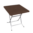 MESA PLEGABLE PLAS/MET CUAD 73X73 CM CF MAD MEGA 1522