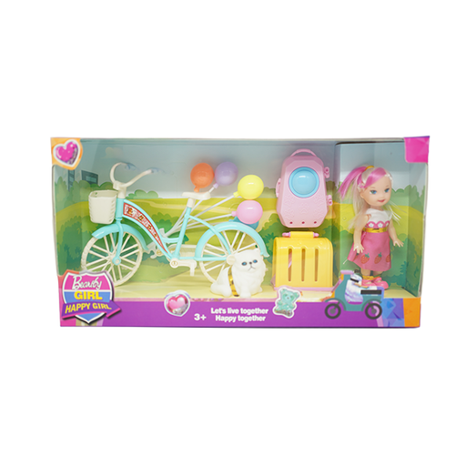 [15015274] MUÑECA C/BICICLETA+ACCES CAJA SP2300402