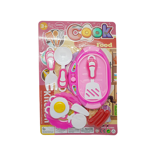 [15015319] SET P/COCINA C/HUEVO ESTR+SALCHICHAS 10 PZ BLIS HY12189