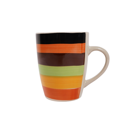 [15015339] TAZA 14 OZ RAYADA PINTADA MANO GIGI DF 135/141