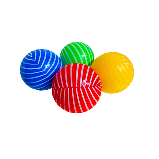 [15015385] PELOTA PLAS RAYADA Ø51CM PAQ/DOC 1PELOTAE